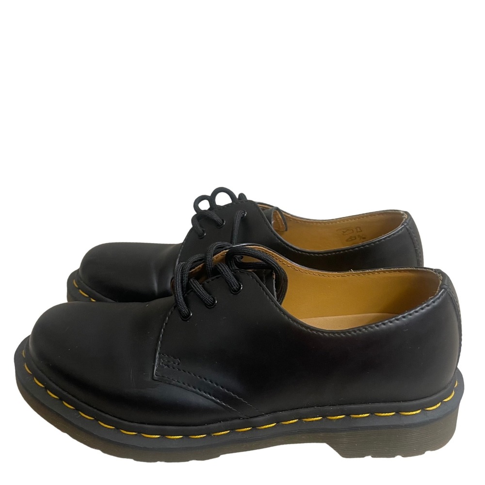 Dr Martens 1461 Smooth Leather Black 3 Eye Oxford Shoes Womens size 7/ 11837